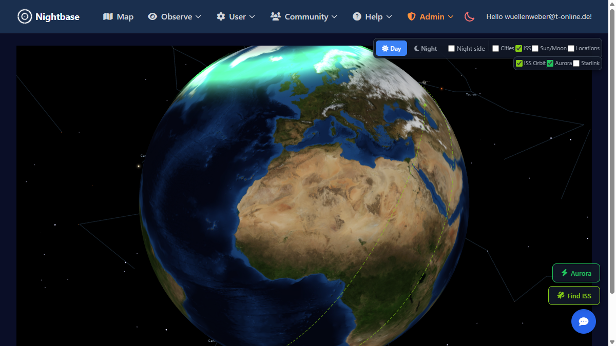 Watch Earth from Space