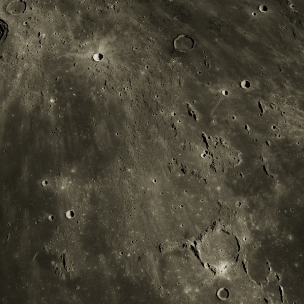Apollo 14 Landing Site — relief close-up under low, raking sunlight near the terminator