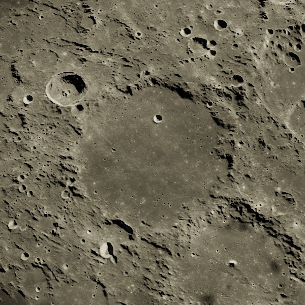 Ptolemaeus — relief close-up under low, raking sunlight near the terminator