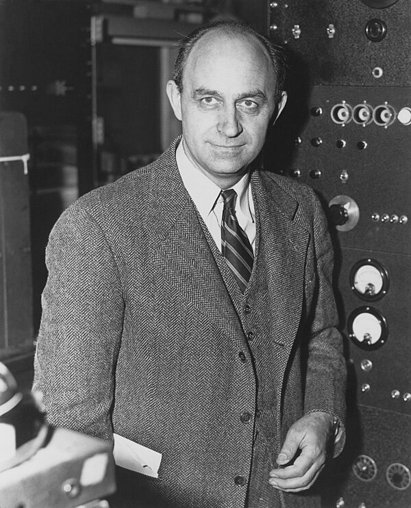 Portrait of Enrico Fermi at Los Alamos in the 1940s
