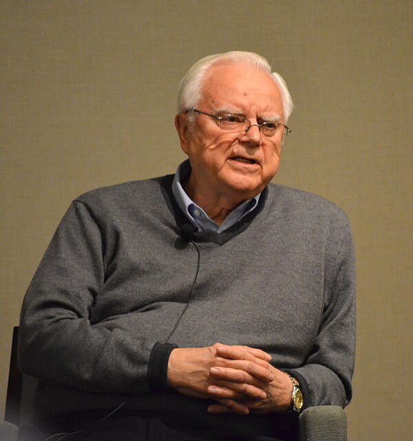 Portrait of Frank Drake, the SETI astronomer, photographed in 2012