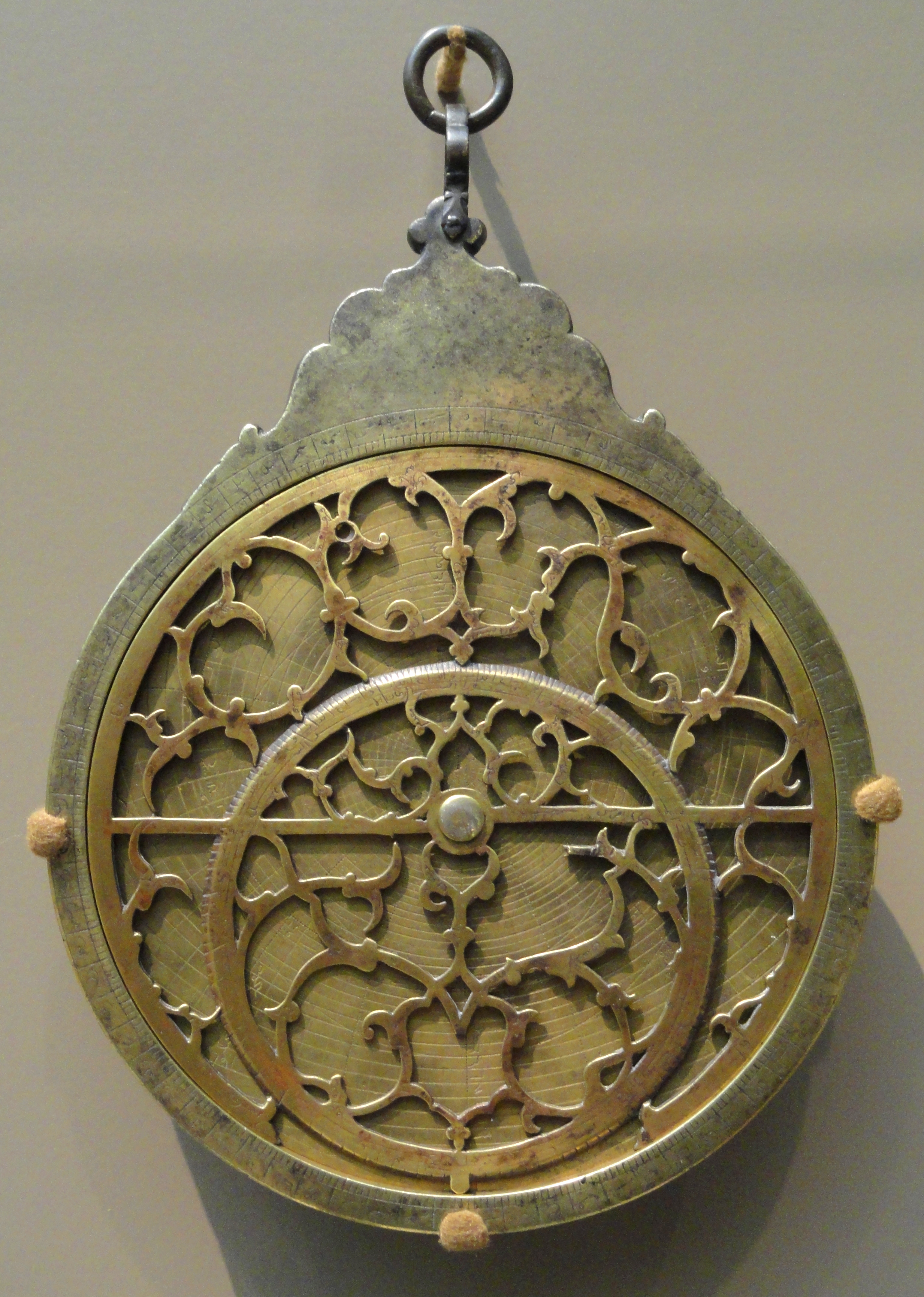 A planispheric astrolabe — the type of astronomical instrument Hypatia taught her students to construct
